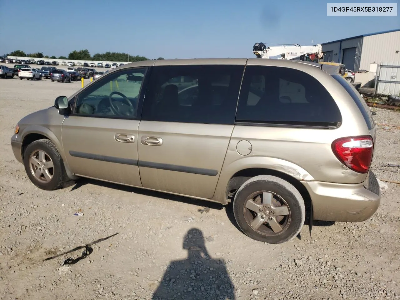 2005 Dodge Caravan Sxt VIN: 1D4GP45RX5B318277 Lot: 65368494