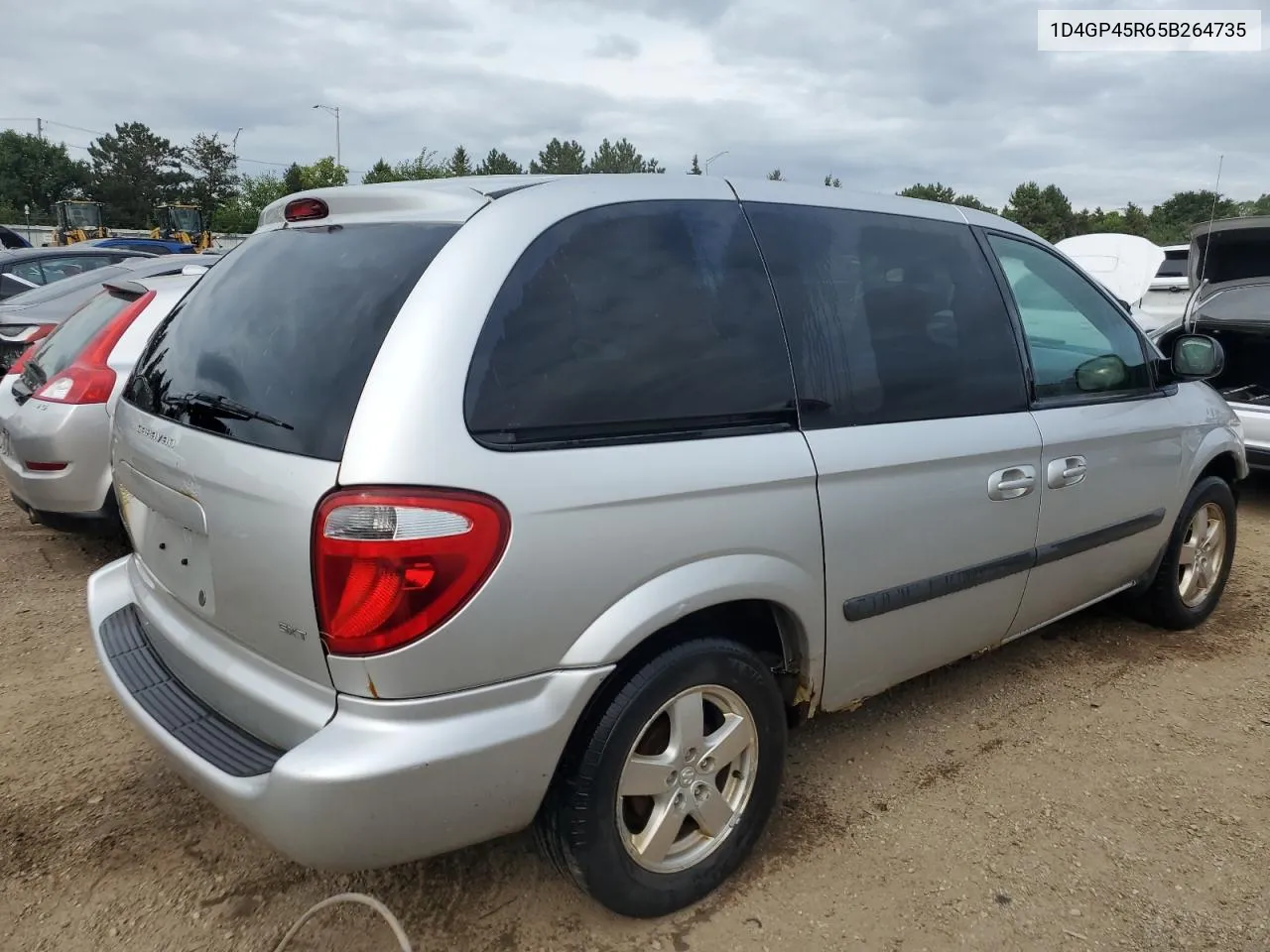 2005 Dodge Caravan Sxt VIN: 1D4GP45R65B264735 Lot: 66318854