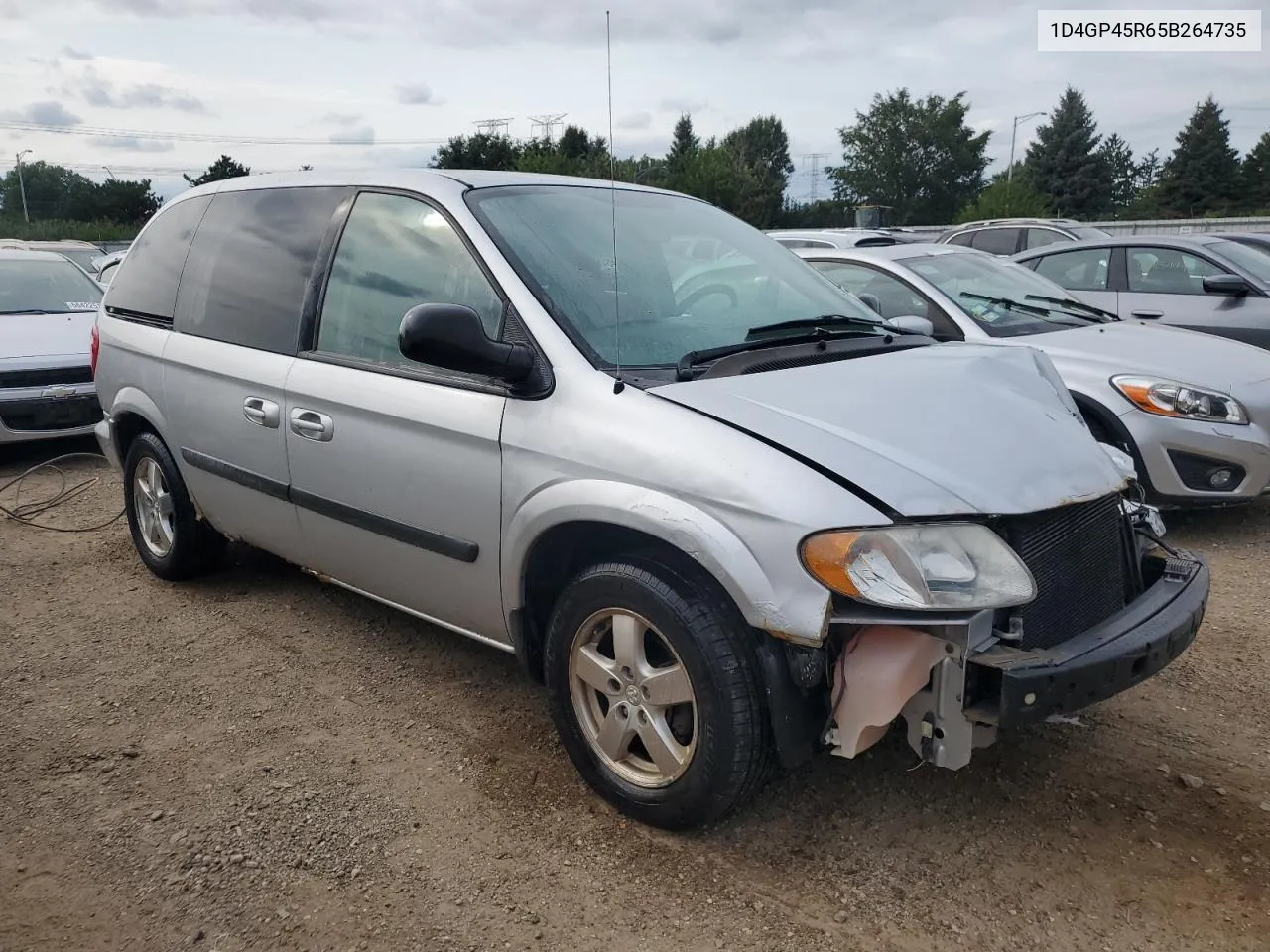 2005 Dodge Caravan Sxt VIN: 1D4GP45R65B264735 Lot: 66318854