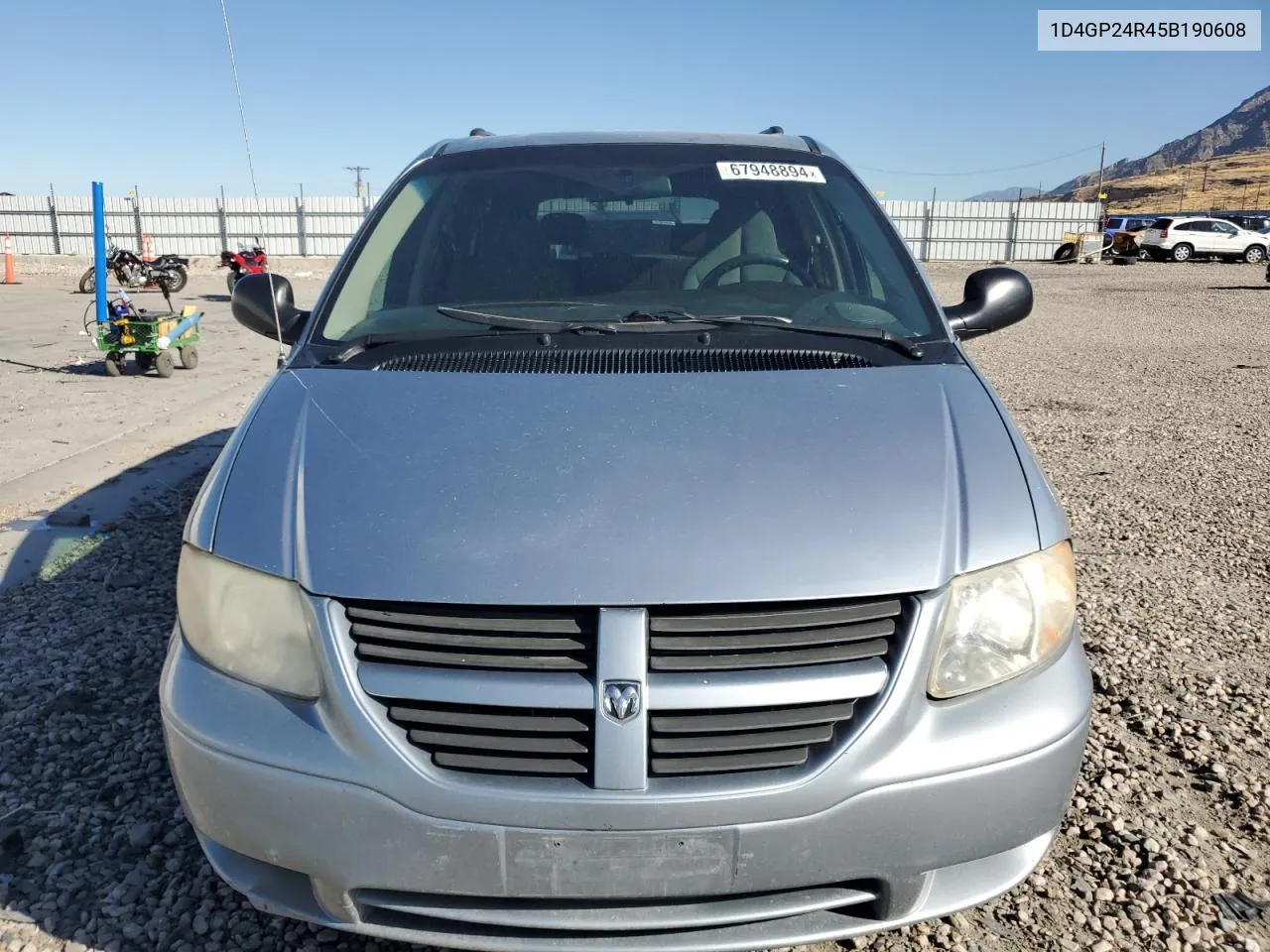 2005 Dodge Grand Caravan Se VIN: 1D4GP24R45B190608 Lot: 67948894