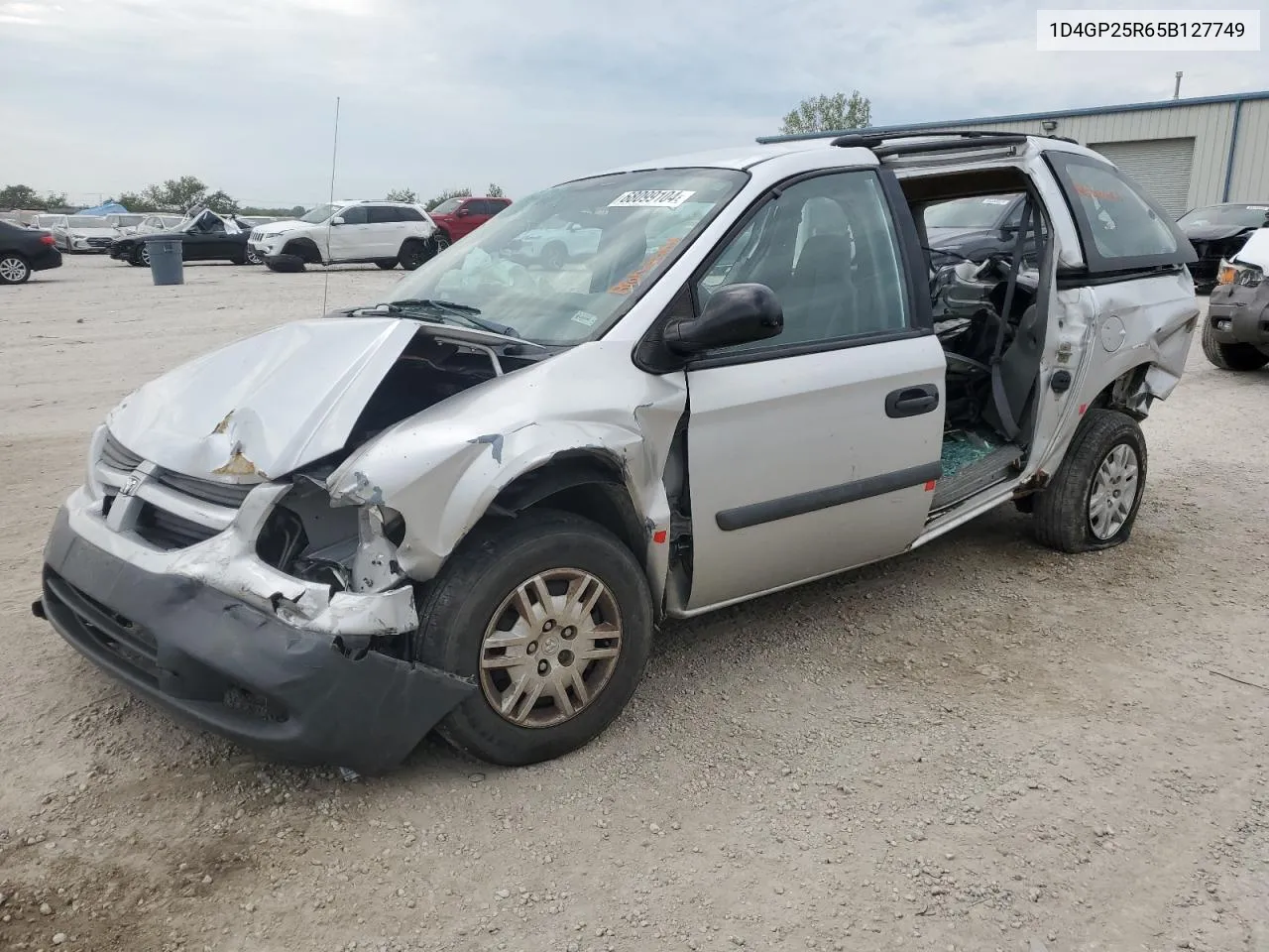 2005 Dodge Caravan Se VIN: 1D4GP25R65B127749 Lot: 68099104