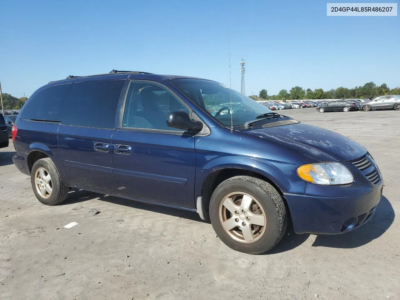 2005 Dodge Grand Caravan Sxt VIN: 2D4GP44L85R486207 Lot: 69475694