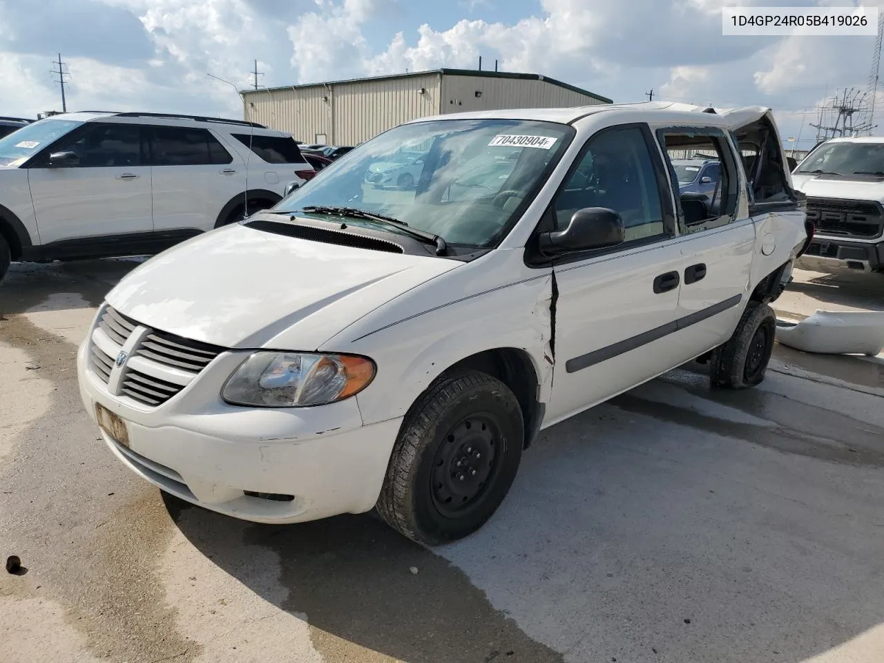 2005 Dodge Grand Caravan Se VIN: 1D4GP24R05B419026 Lot: 70430904