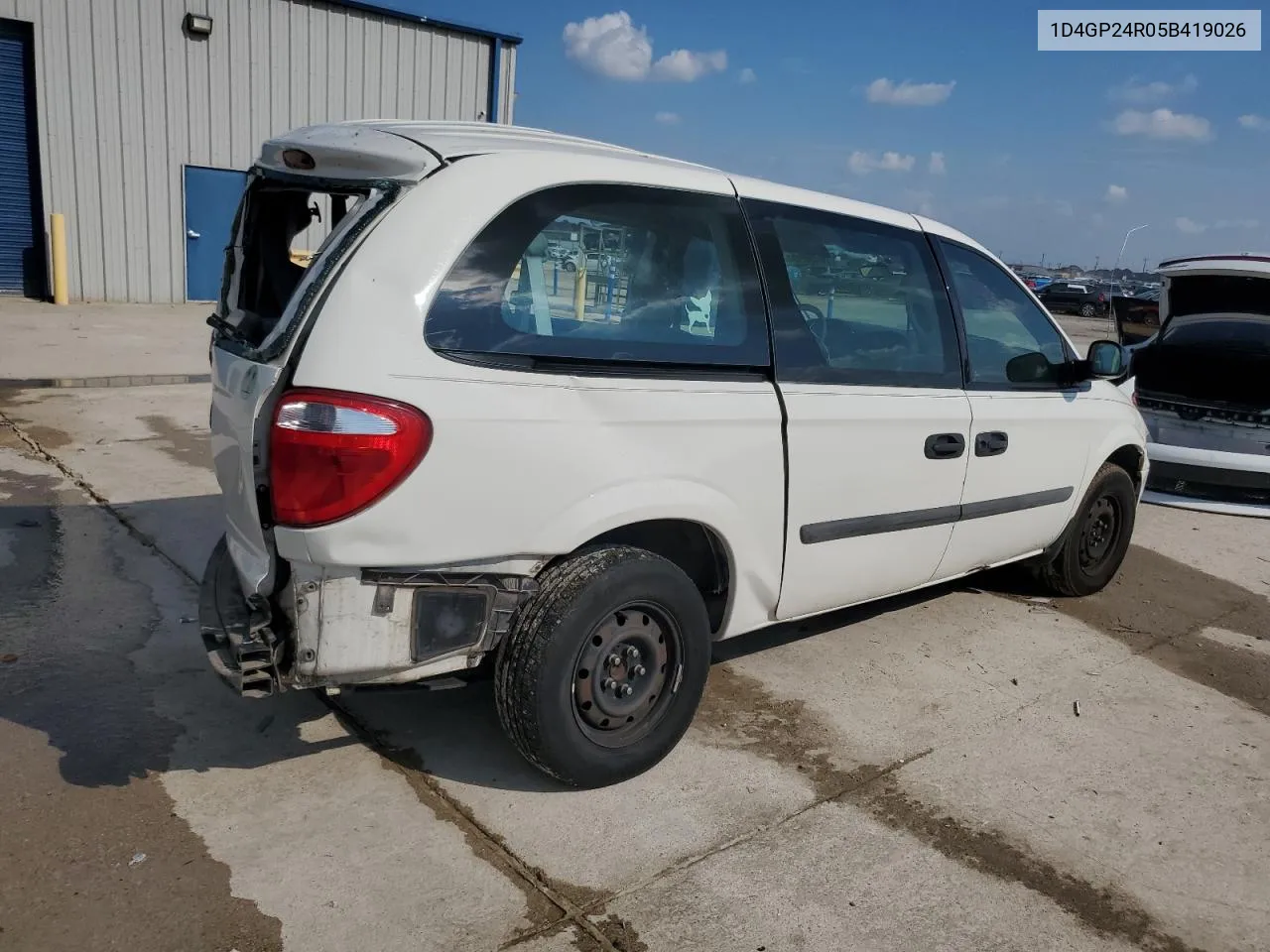 2005 Dodge Grand Caravan Se VIN: 1D4GP24R05B419026 Lot: 70430904