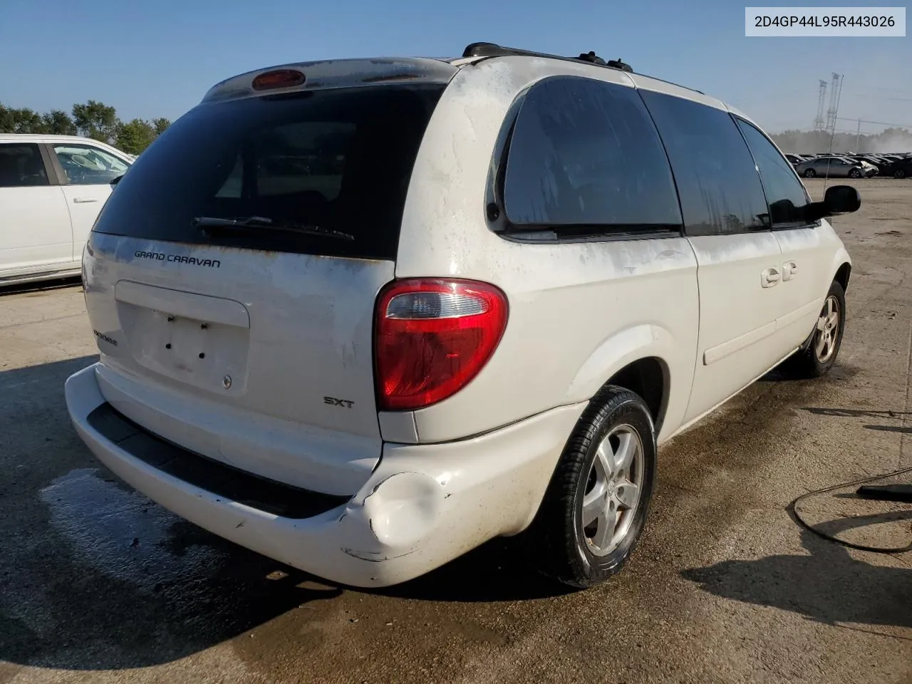 2005 Dodge Grand Caravan Sxt VIN: 2D4GP44L95R443026 Lot: 71993924