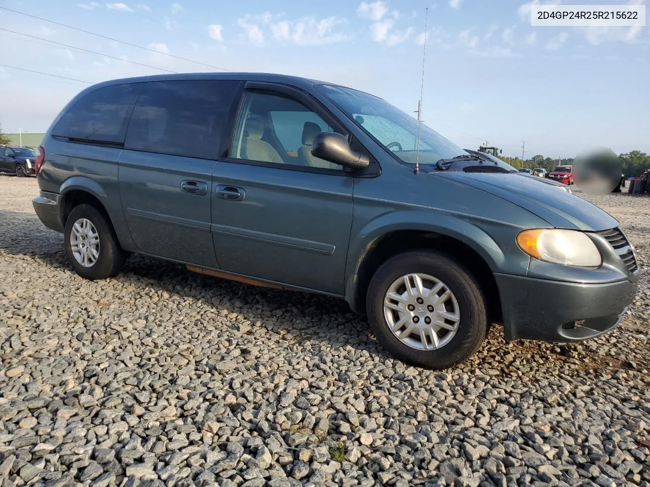 2005 Dodge Grand Caravan Se VIN: 2D4GP24R25R215622 Lot: 72033174