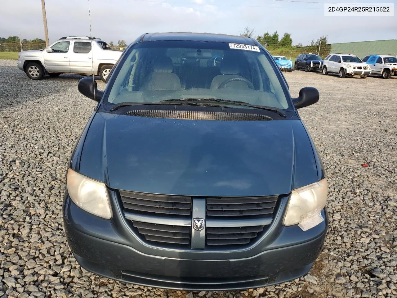 2005 Dodge Grand Caravan Se VIN: 2D4GP24R25R215622 Lot: 72033174