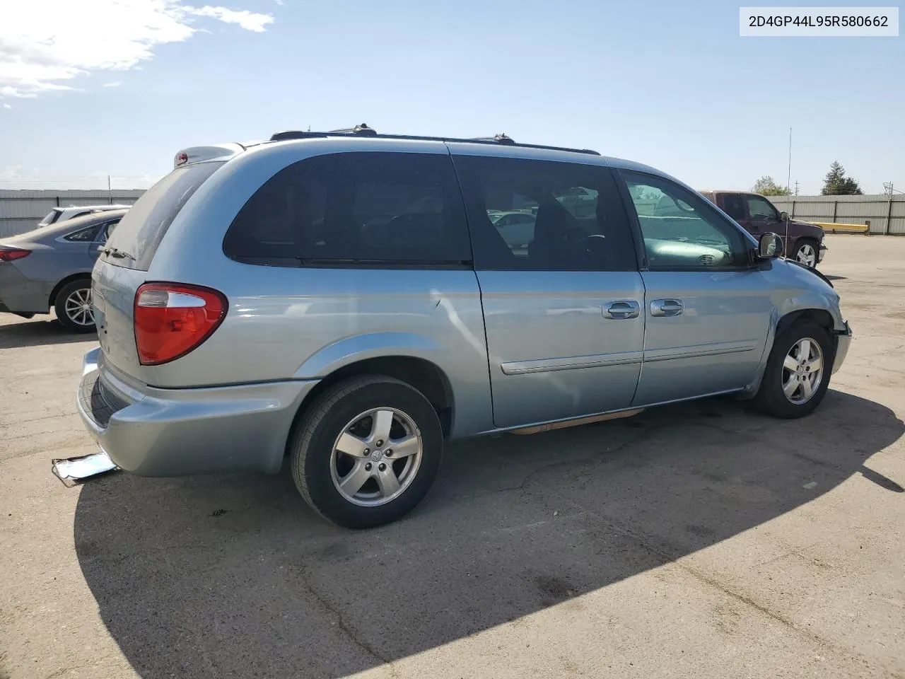 2005 Dodge Grand Caravan Sxt VIN: 2D4GP44L95R580662 Lot: 72443014