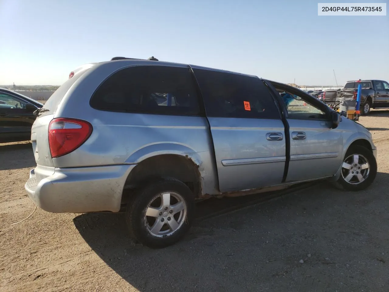 2005 Dodge Grand Caravan Sxt VIN: 2D4GP44L75R473545 Lot: 72511734