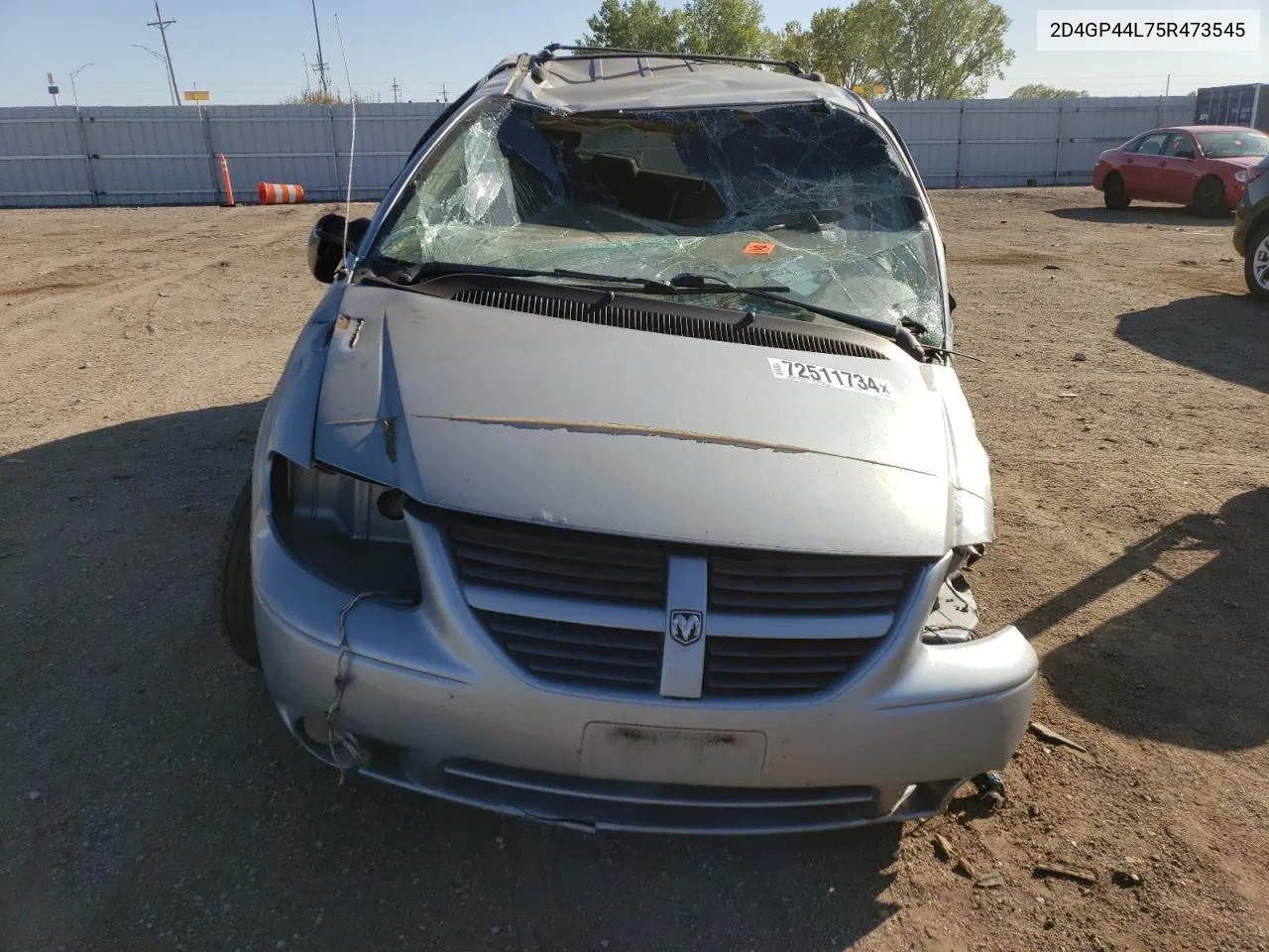 2005 Dodge Grand Caravan Sxt VIN: 2D4GP44L75R473545 Lot: 72511734