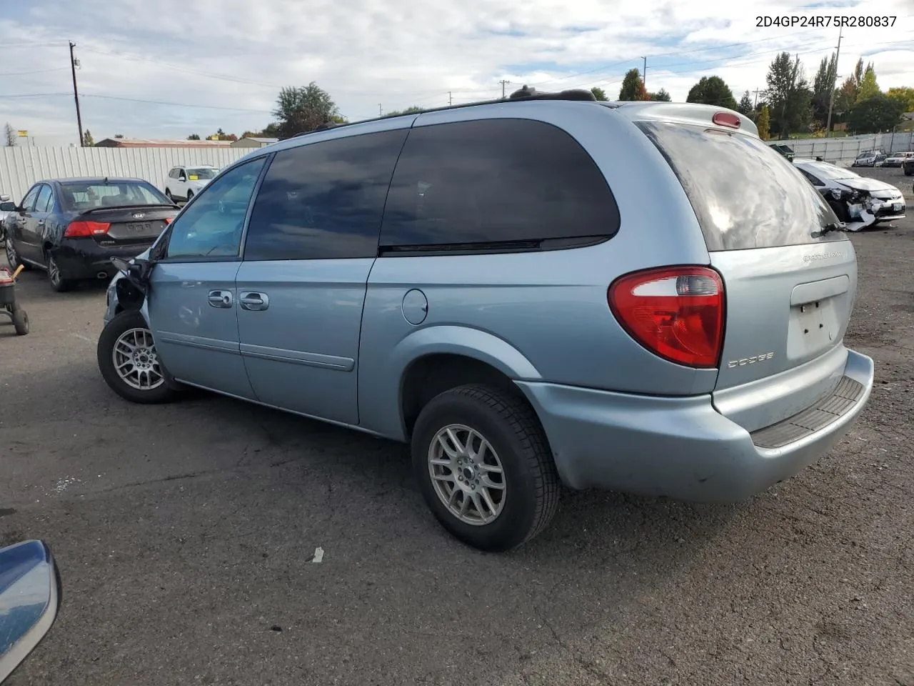 2005 Dodge Grand Caravan Se VIN: 2D4GP24R75R280837 Lot: 74133214