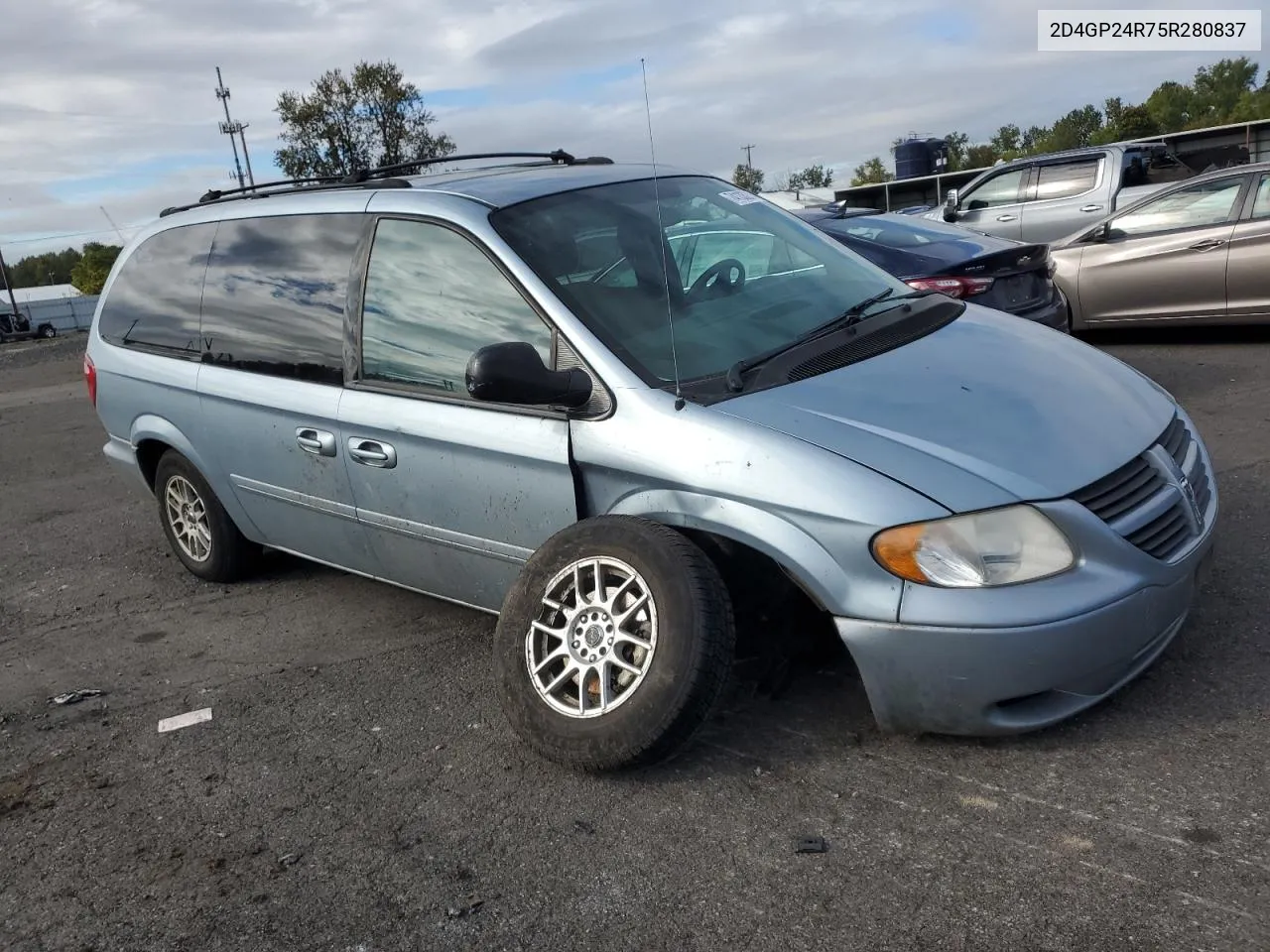 2005 Dodge Grand Caravan Se VIN: 2D4GP24R75R280837 Lot: 74133214