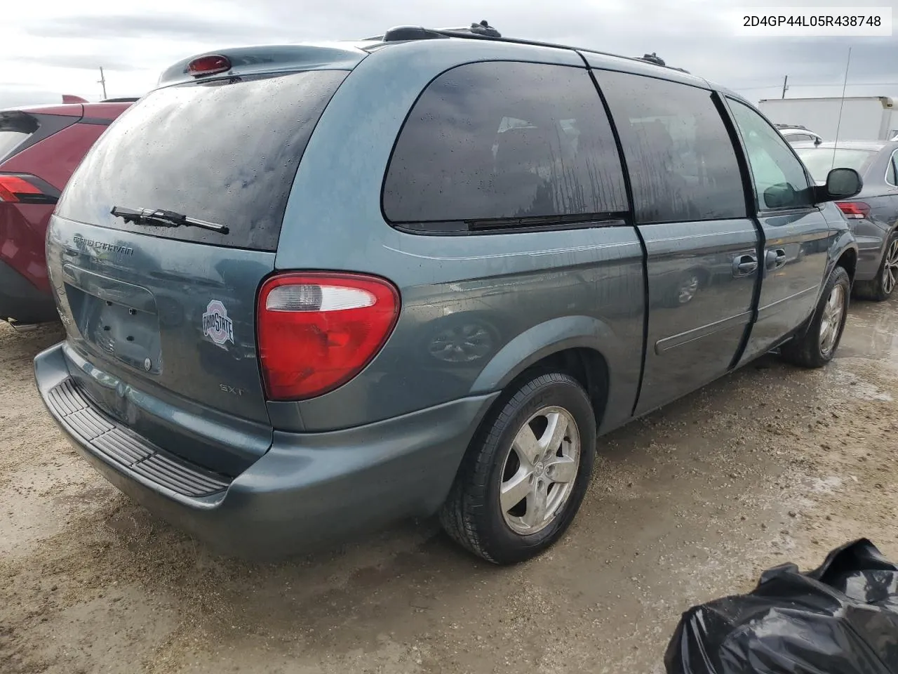 2005 Dodge Grand Caravan Sxt VIN: 2D4GP44L05R438748 Lot: 74172024