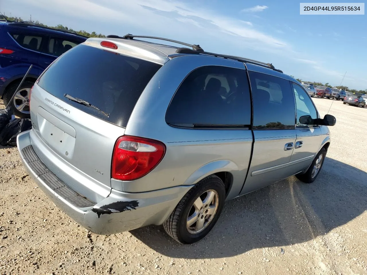 2005 Dodge Grand Caravan Sxt VIN: 2D4GP44L95R515634 Lot: 74248204