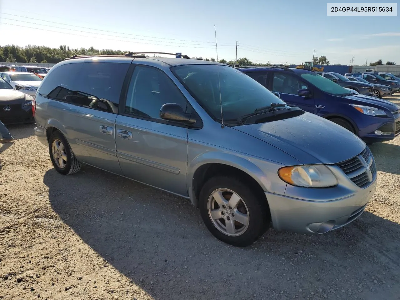 2005 Dodge Grand Caravan Sxt VIN: 2D4GP44L95R515634 Lot: 74248204