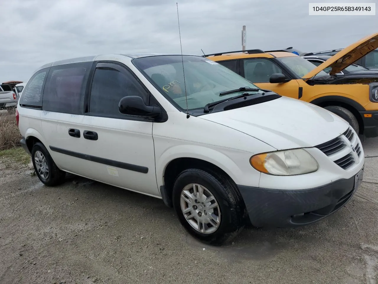 2005 Dodge Caravan Se VIN: 1D4GP25R65B349143 Lot: 74966444