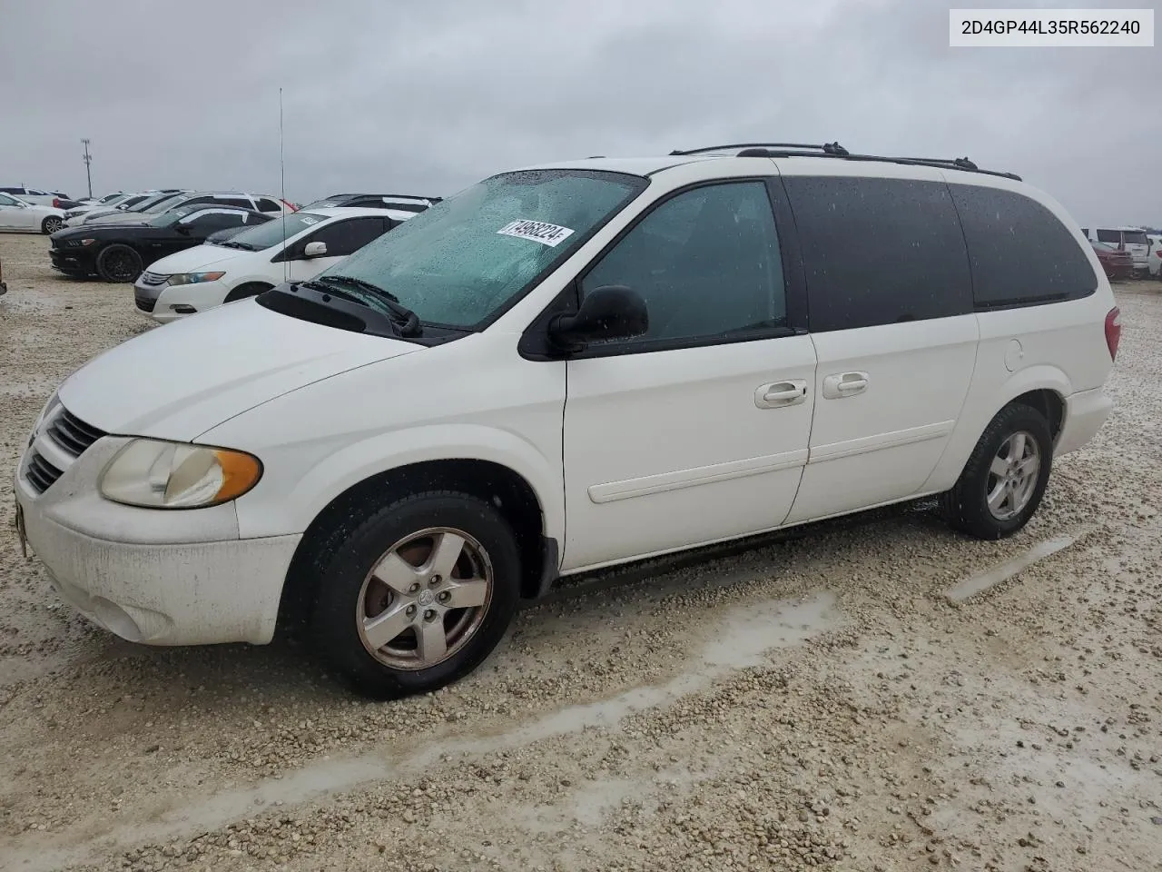 2005 Dodge Grand Caravan Sxt VIN: 2D4GP44L35R562240 Lot: 74968224