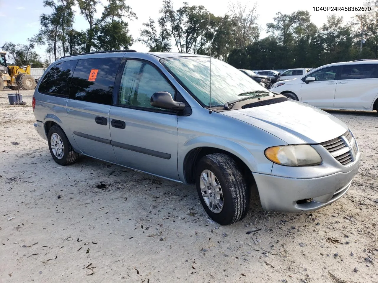 2005 Dodge Grand Caravan Se VIN: 1D4GP24R45B362670 Lot: 74986924