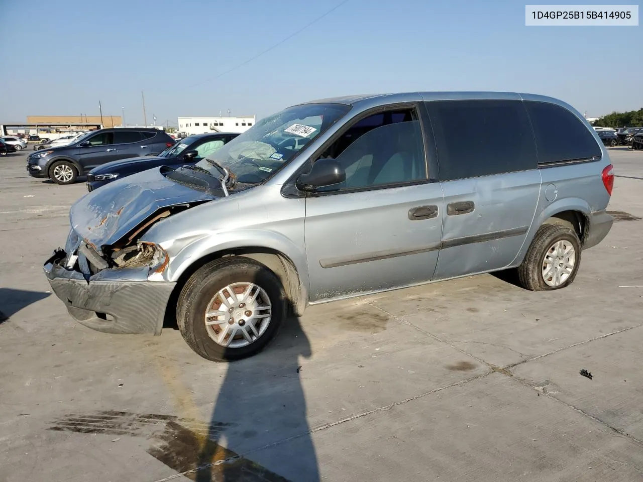 2005 Dodge Caravan Se VIN: 1D4GP25B15B414905 Lot: 75007194