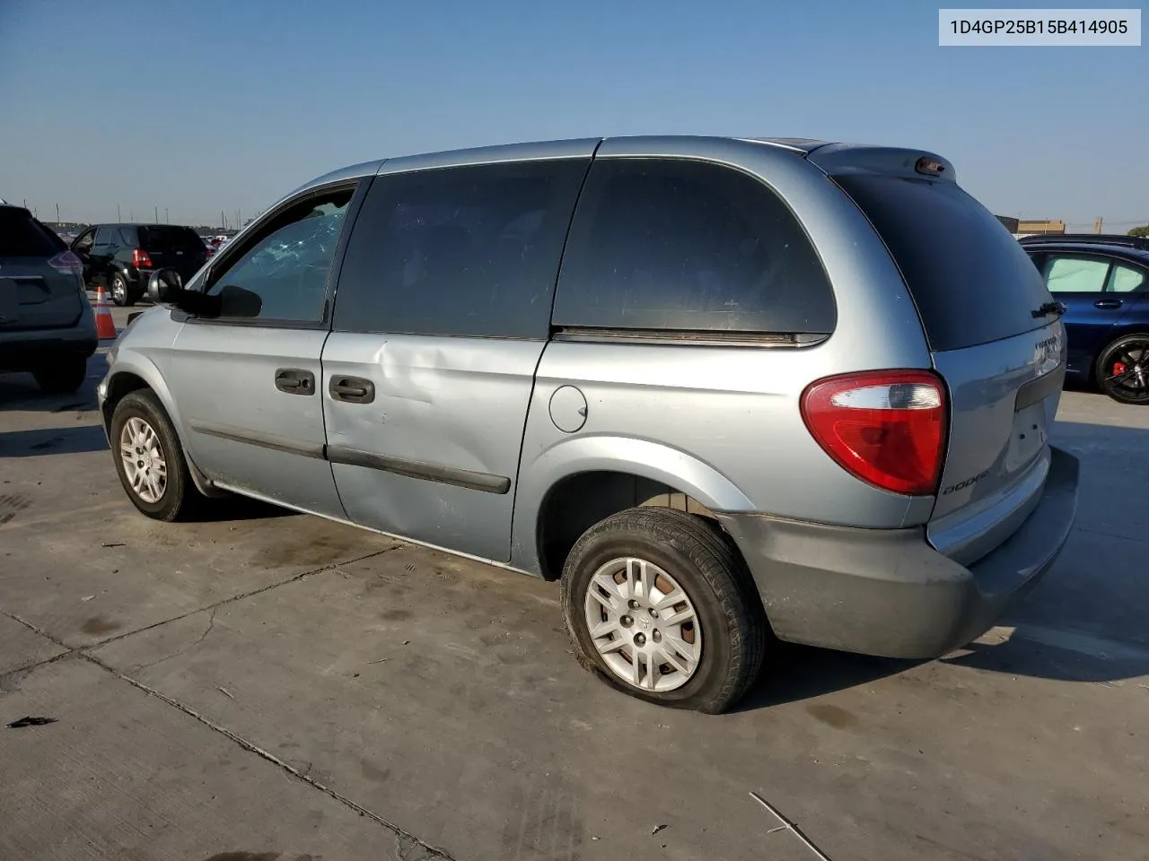 2005 Dodge Caravan Se VIN: 1D4GP25B15B414905 Lot: 75007194