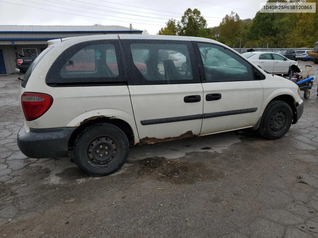 2005 Dodge Caravan Se VIN: 1D4GP25R65B120865 Lot: 75720544