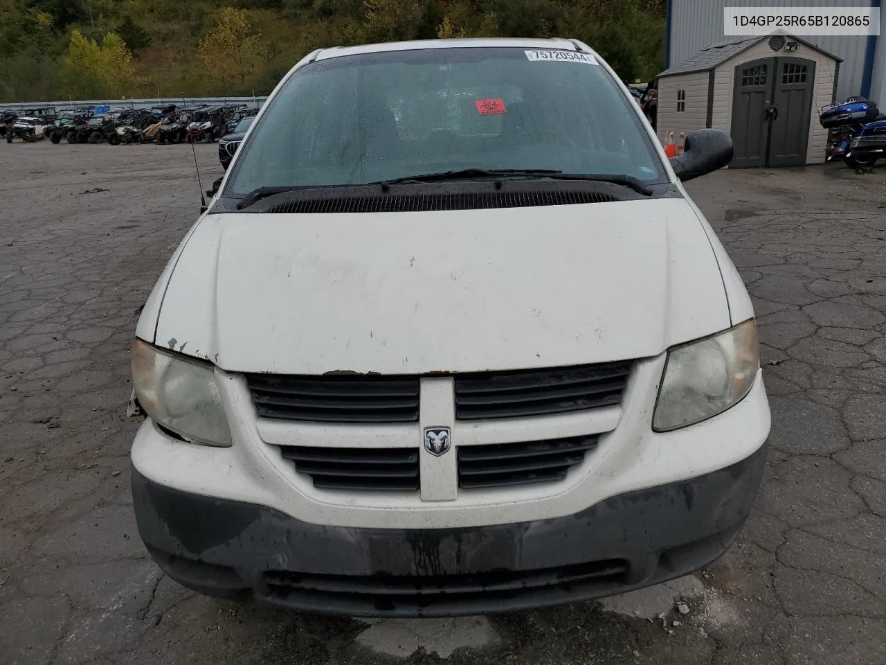 2005 Dodge Caravan Se VIN: 1D4GP25R65B120865 Lot: 75720544