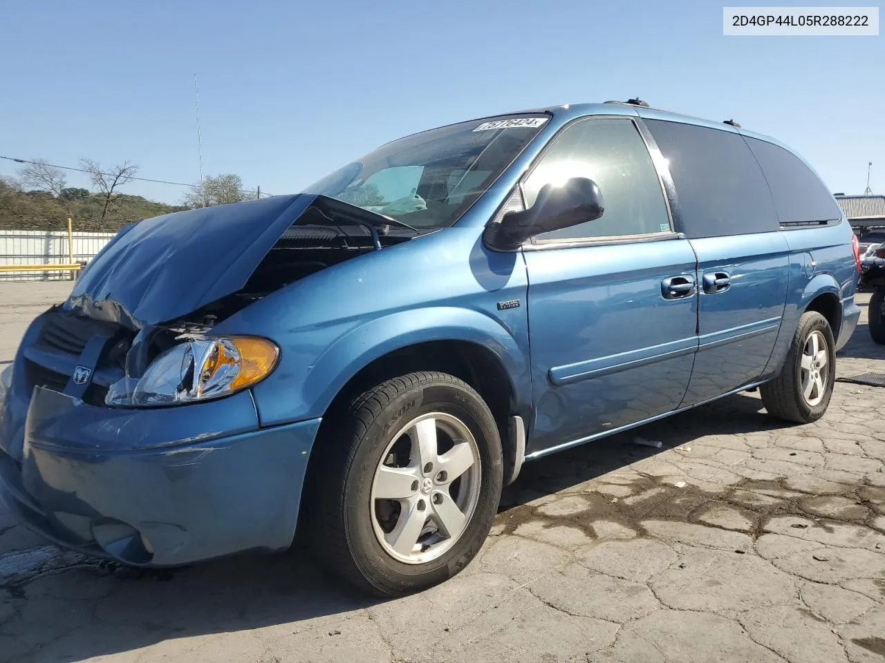 2005 Dodge Grand Caravan Sxt VIN: 2D4GP44L05R288222 Lot: 75776424