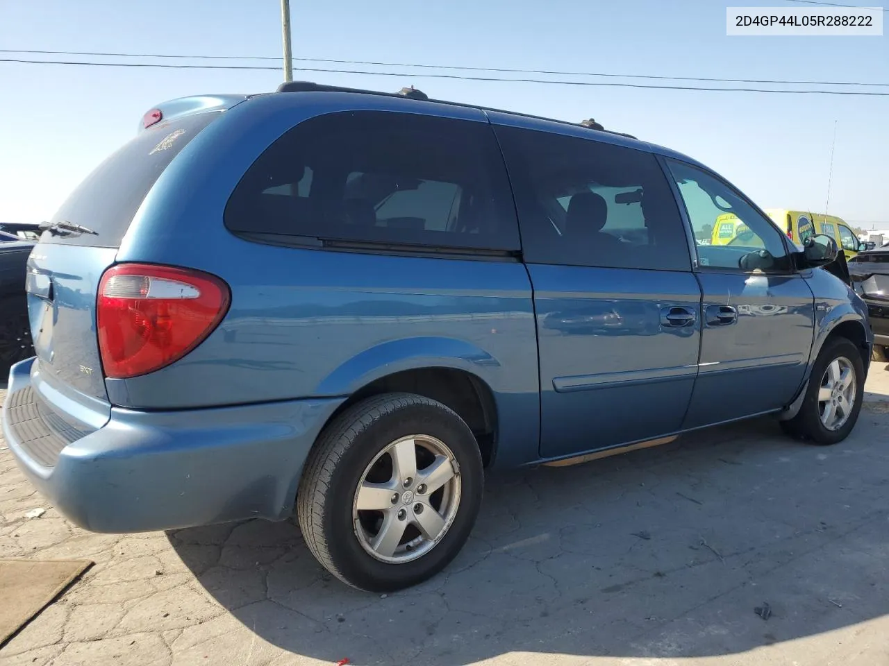 2005 Dodge Grand Caravan Sxt VIN: 2D4GP44L05R288222 Lot: 75776424