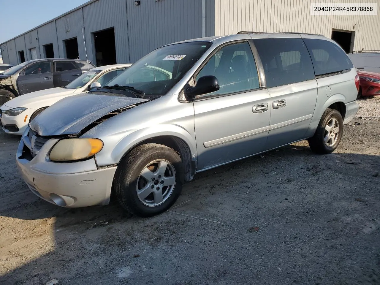 2005 Dodge Grand Caravan Se VIN: 2D4GP24R45R378868 Lot: 75954874