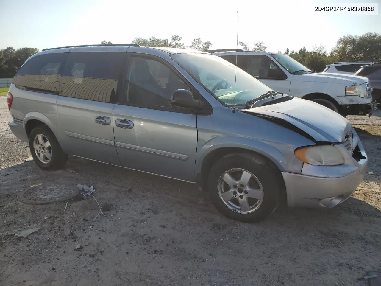 2005 Dodge Grand Caravan Se VIN: 2D4GP24R45R378868 Lot: 75954874