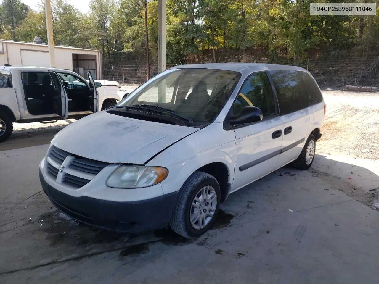 2005 Dodge Caravan Se VIN: 1D4GP25B95B111046 Lot: 76039644