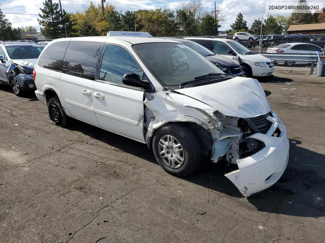 2005 Dodge Grand Caravan Se VIN: 2D4GP24R05R306260 Lot: 76123534