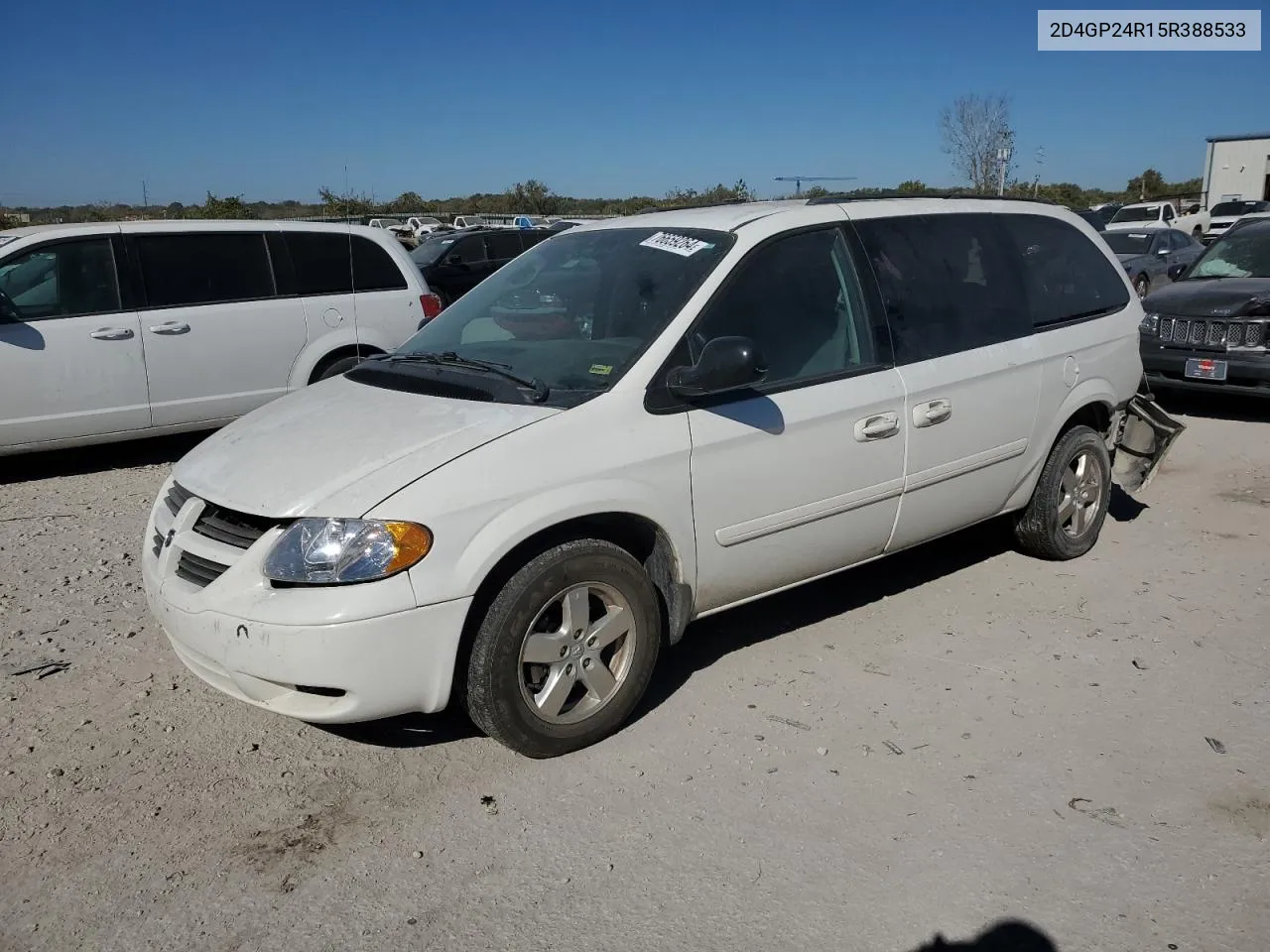 2005 Dodge Grand Caravan Se VIN: 2D4GP24R15R388533 Lot: 76659264