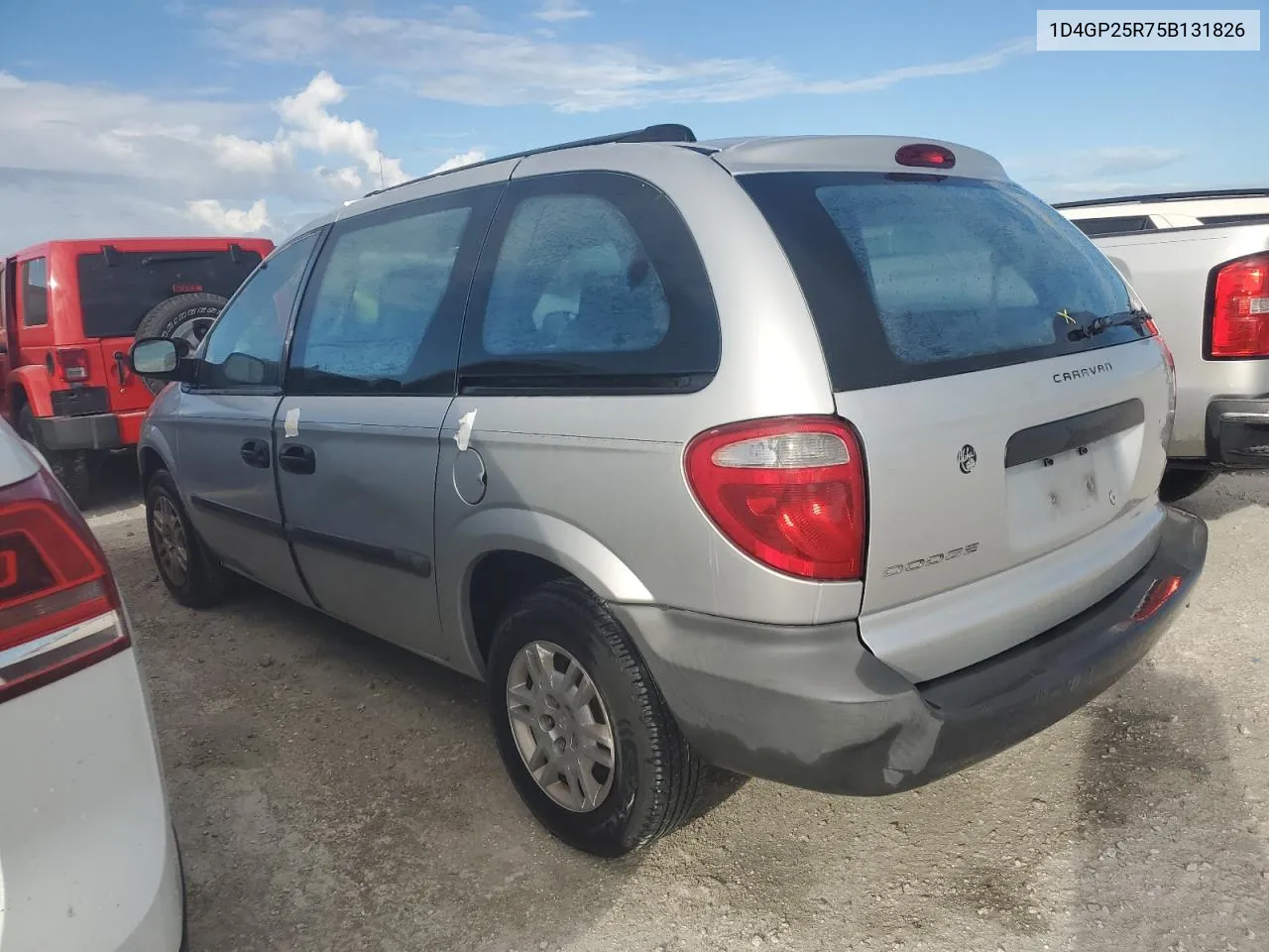 2005 Dodge Caravan Se VIN: 1D4GP25R75B131826 Lot: 76710684