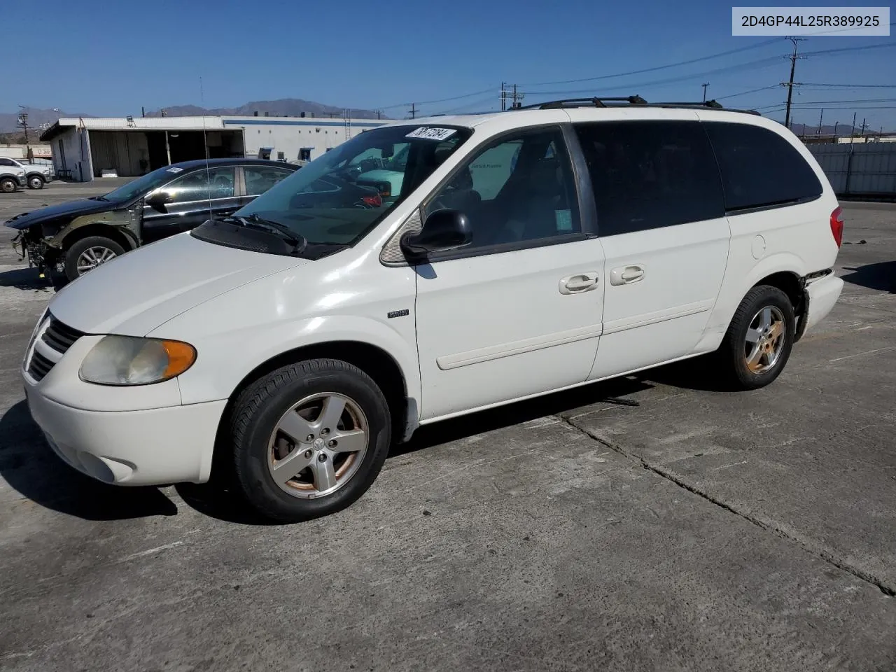 2005 Dodge Grand Caravan Sxt VIN: 2D4GP44L25R389925 Lot: 76877284