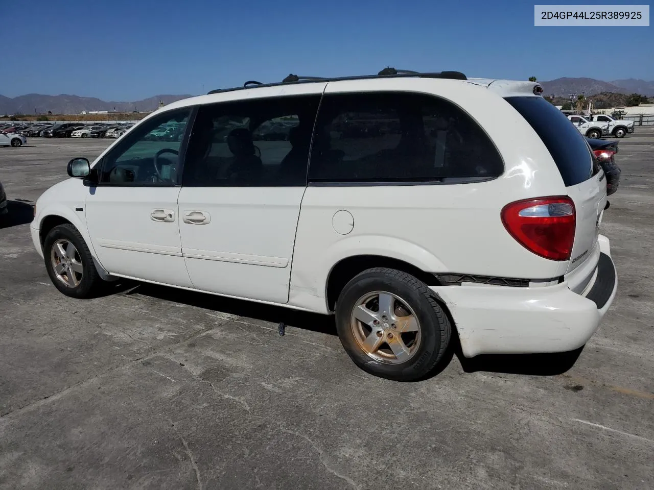 2005 Dodge Grand Caravan Sxt VIN: 2D4GP44L25R389925 Lot: 76877284