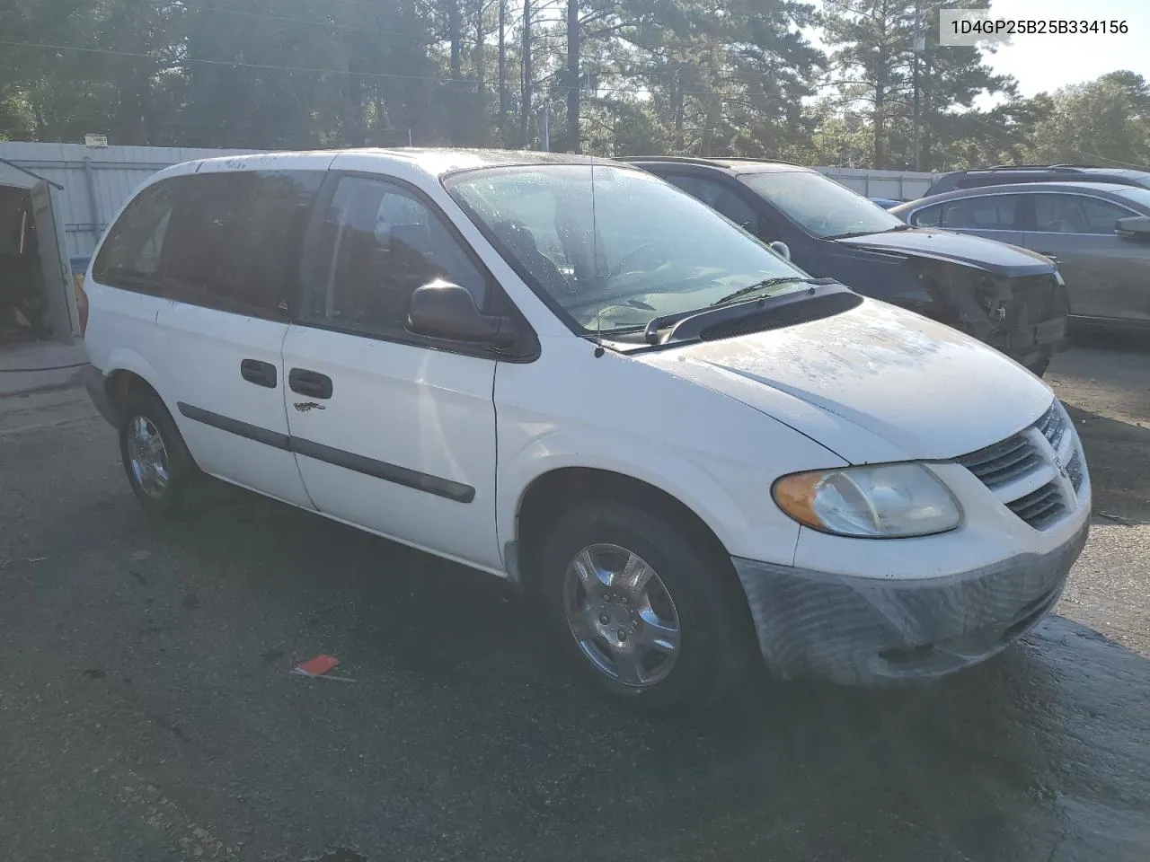 2005 Dodge Caravan Se VIN: 1D4GP25B25B334156 Lot: 77450304