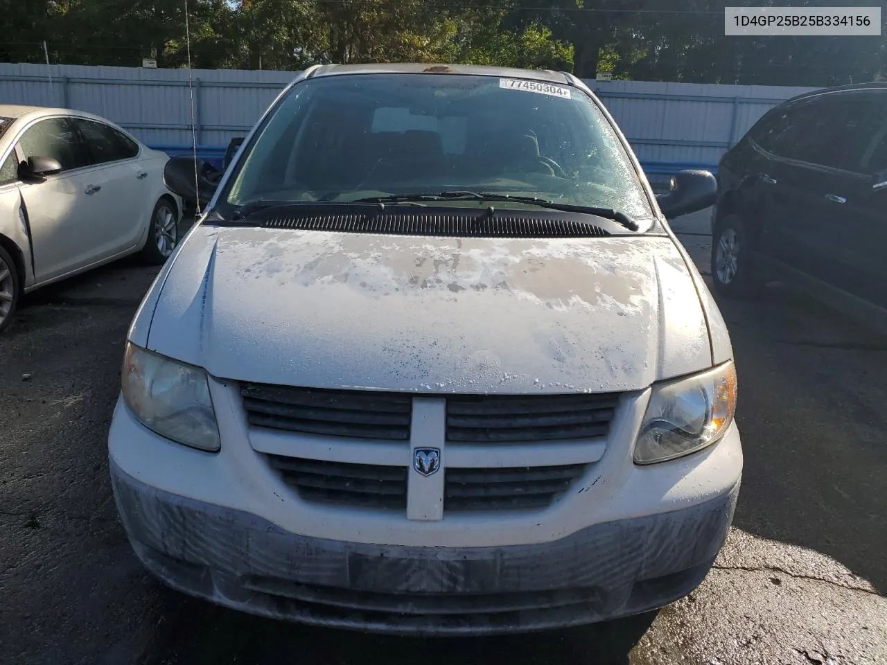 2005 Dodge Caravan Se VIN: 1D4GP25B25B334156 Lot: 77450304