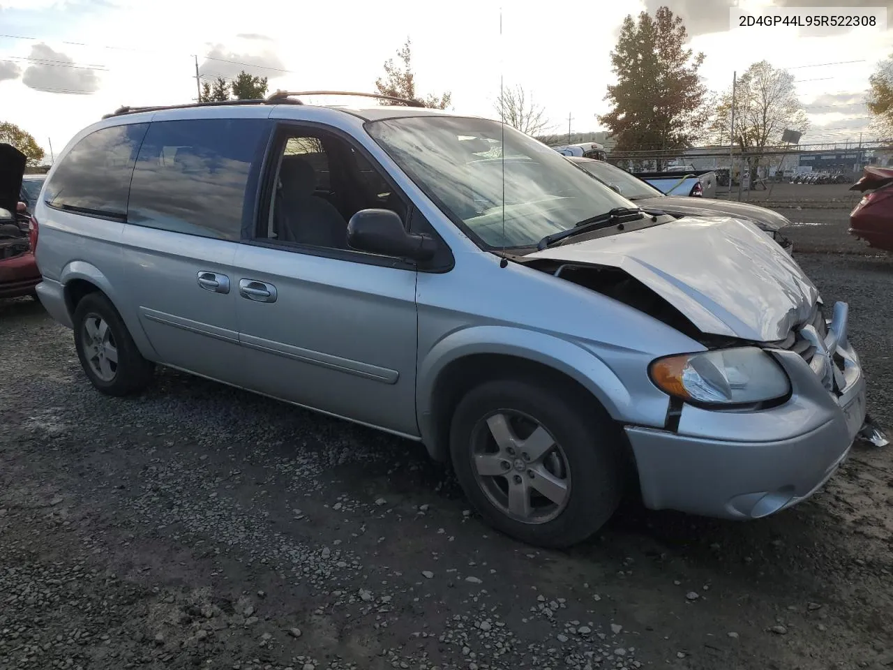 2005 Dodge Grand Caravan Sxt VIN: 2D4GP44L95R522308 Lot: 78075494