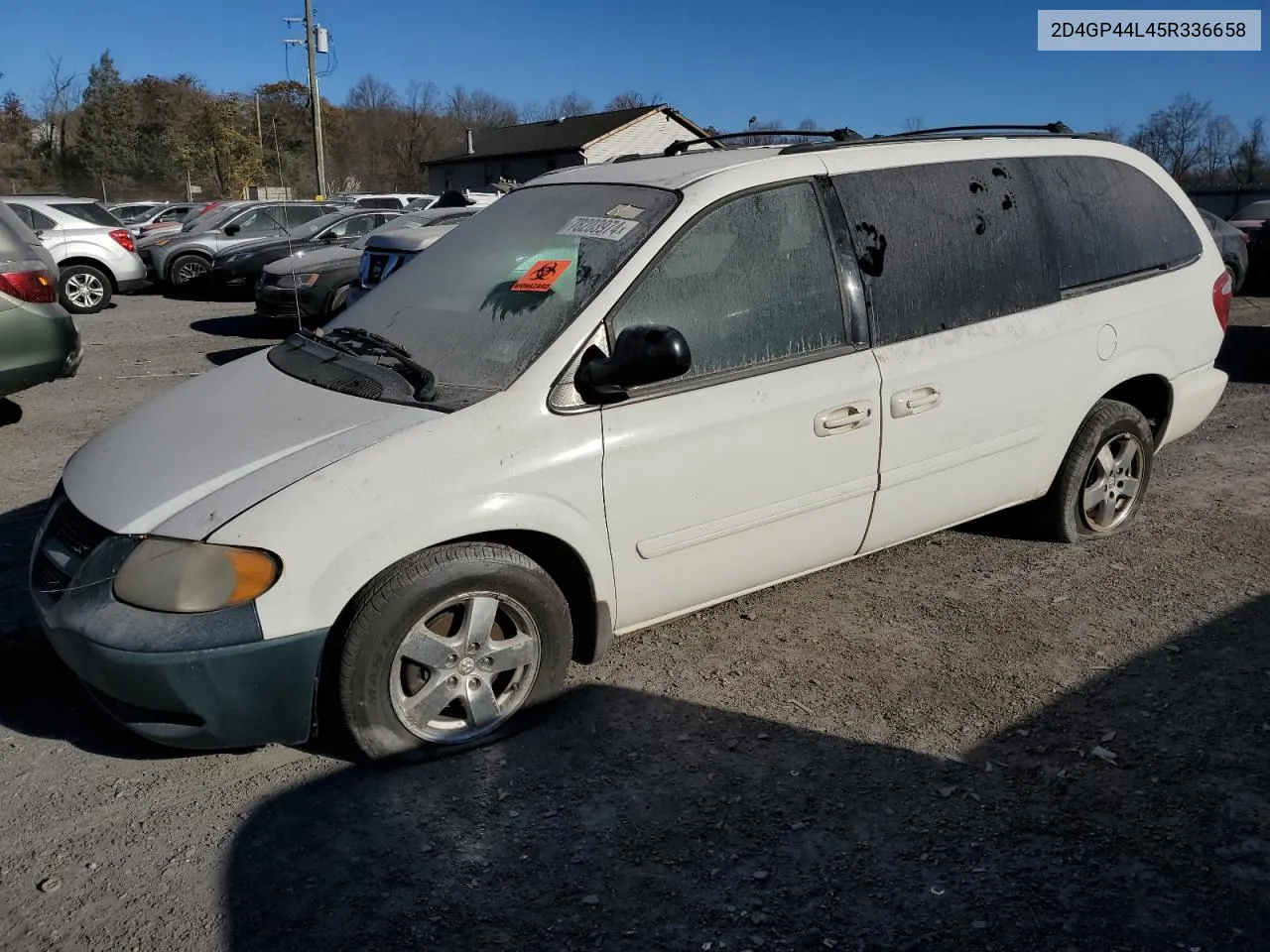 2005 Dodge Grand Caravan Sxt VIN: 2D4GP44L45R336658 Lot: 78203974