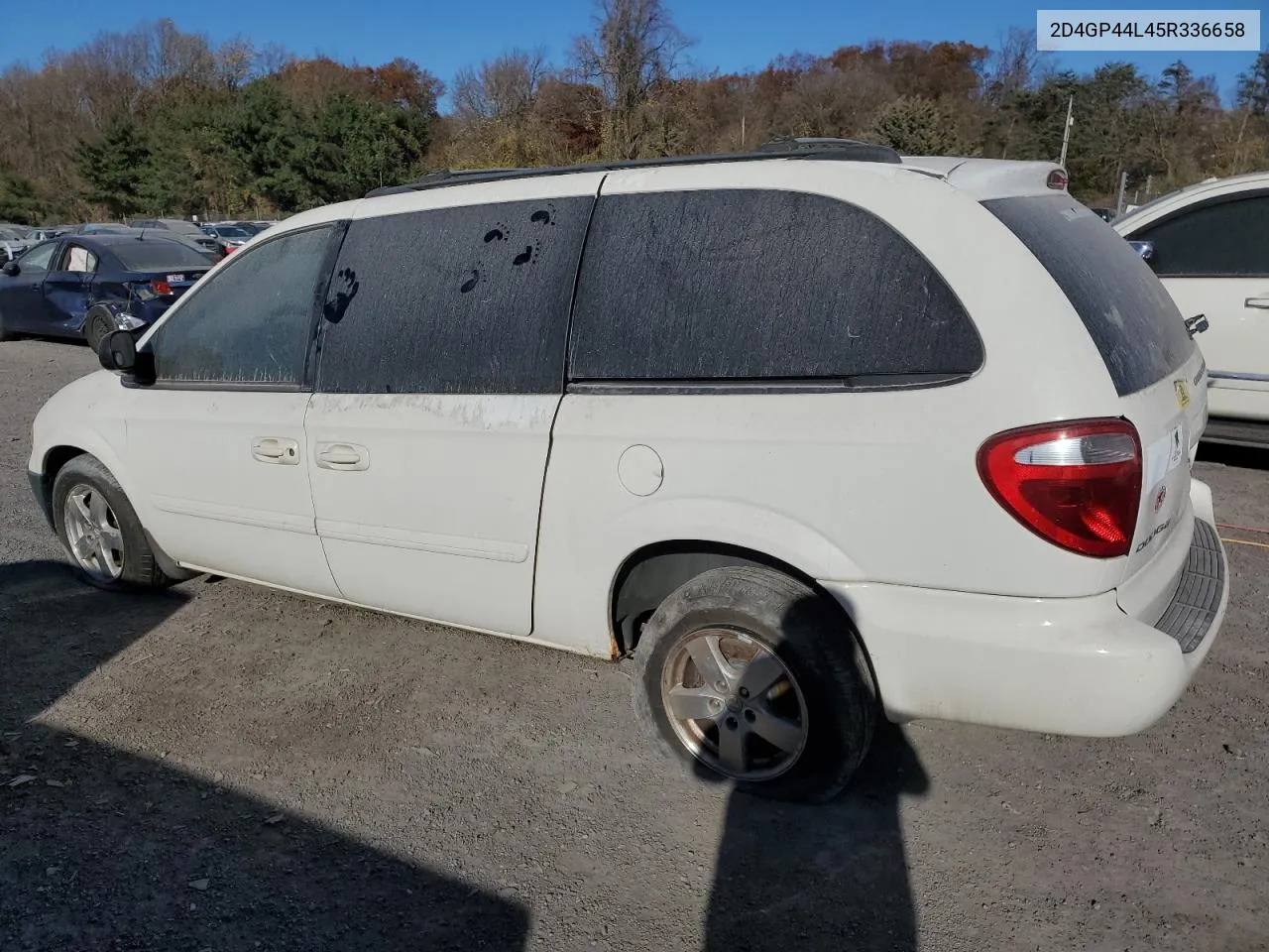 2005 Dodge Grand Caravan Sxt VIN: 2D4GP44L45R336658 Lot: 78203974