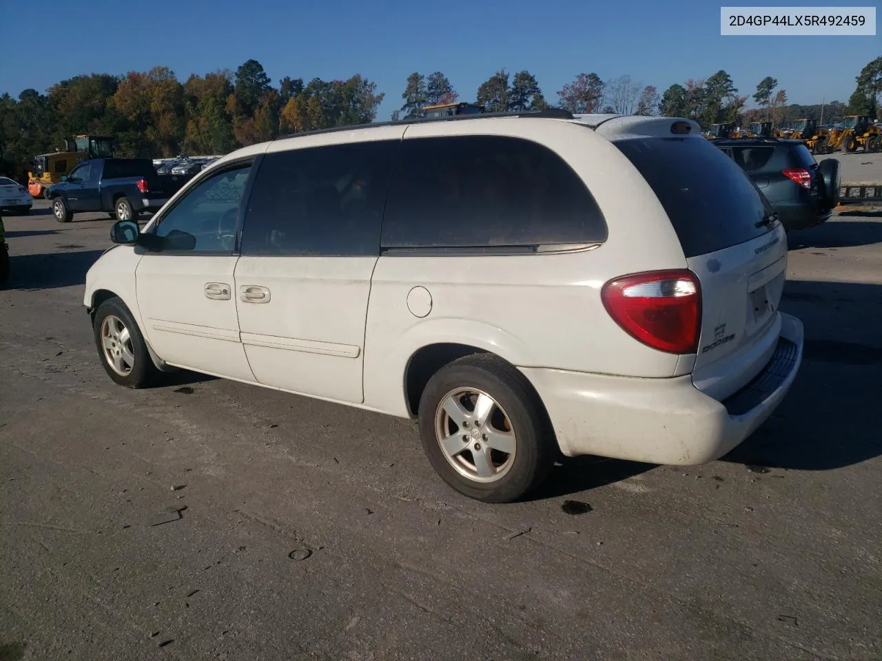 2005 Dodge Grand Caravan Sxt VIN: 2D4GP44LX5R492459 Lot: 78368394