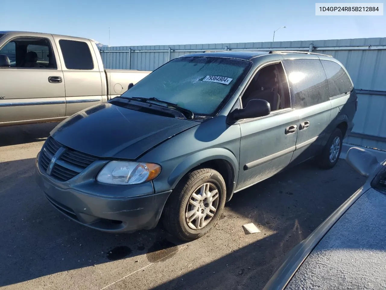 2005 Dodge Grand Caravan Se VIN: 1D4GP24R85B212884 Lot: 79364904