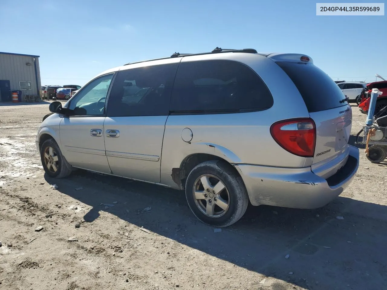 2005 Dodge Grand Caravan Sxt VIN: 2D4GP44L35R599689 Lot: 79495244