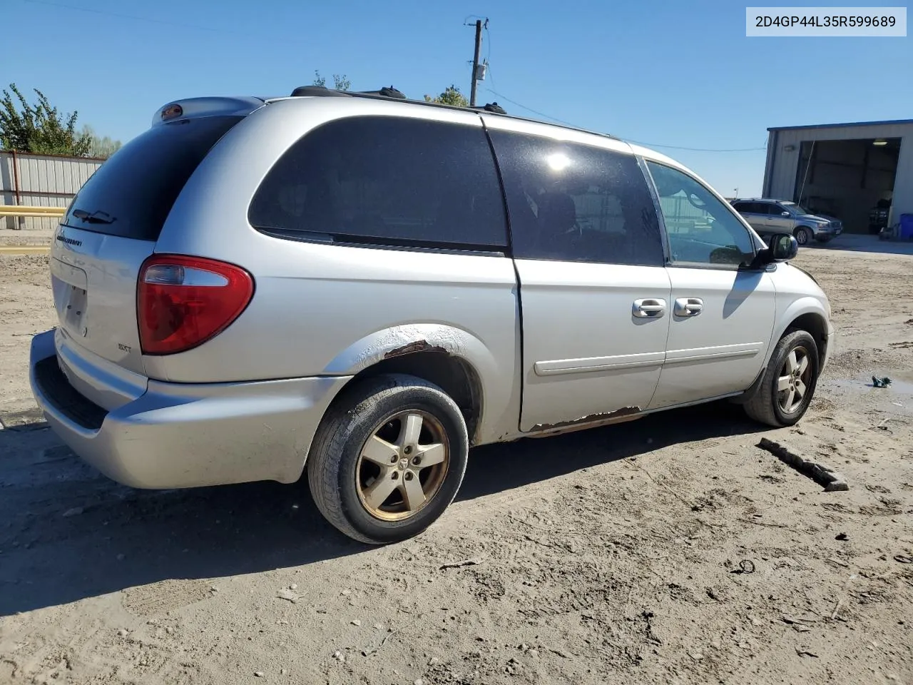 2005 Dodge Grand Caravan Sxt VIN: 2D4GP44L35R599689 Lot: 79495244