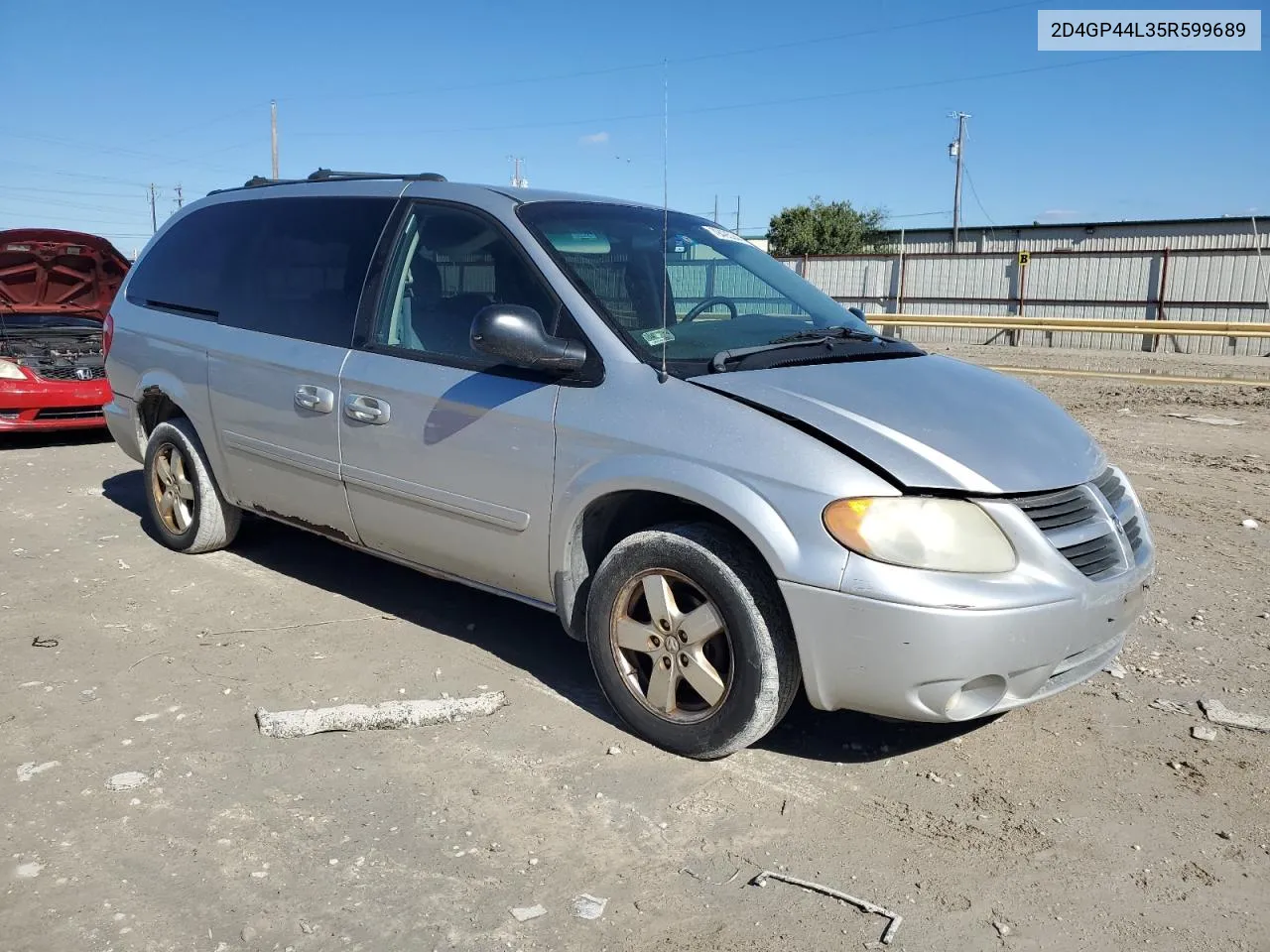 2005 Dodge Grand Caravan Sxt VIN: 2D4GP44L35R599689 Lot: 79495244