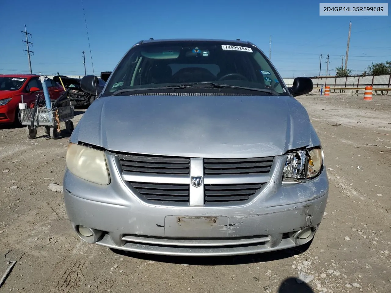 2005 Dodge Grand Caravan Sxt VIN: 2D4GP44L35R599689 Lot: 79495244