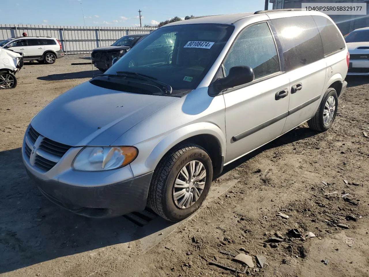 2005 Dodge Caravan Se VIN: 1D4GP25R05B329177 Lot: 80108474