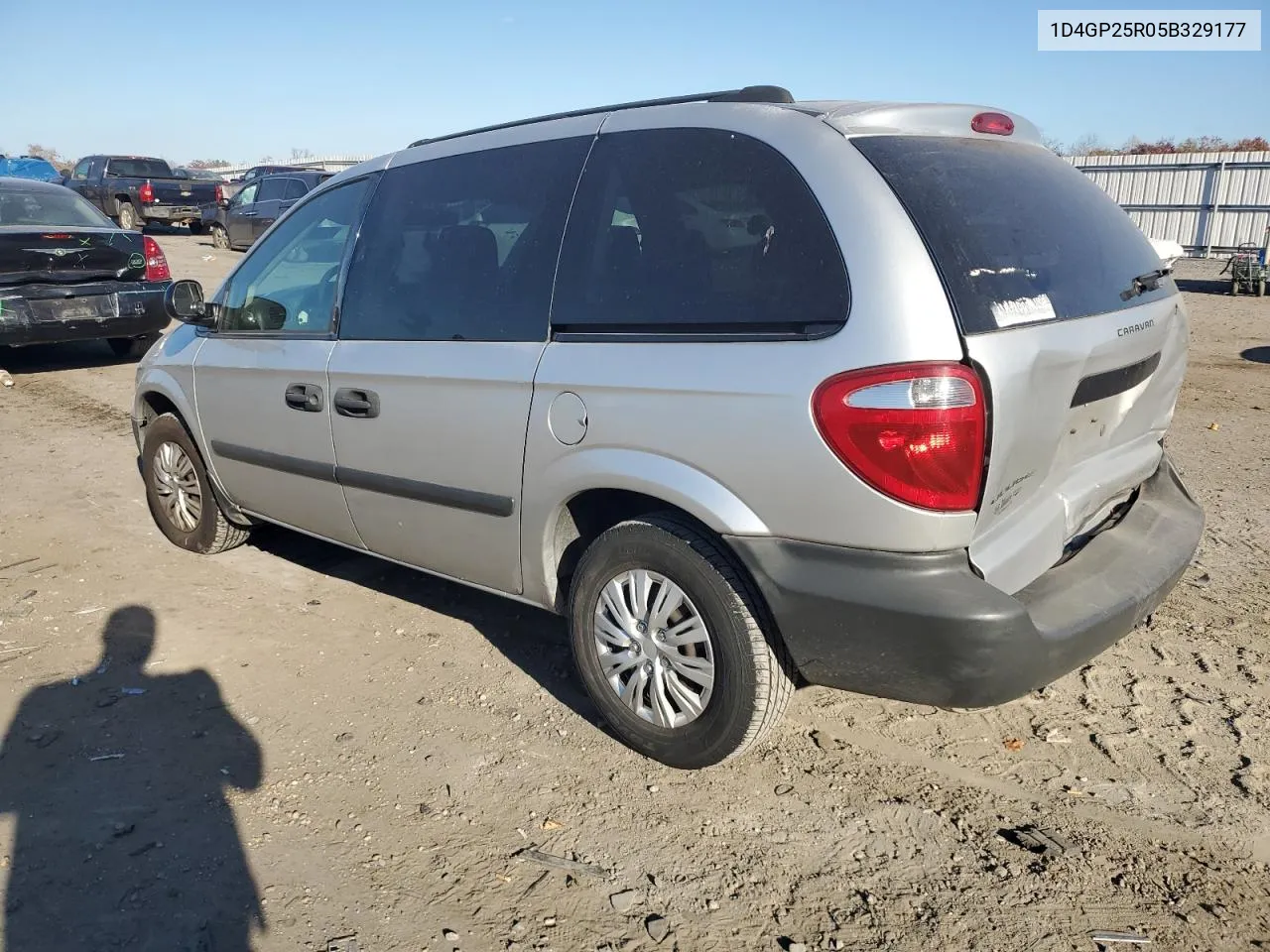 2005 Dodge Caravan Se VIN: 1D4GP25R05B329177 Lot: 80108474