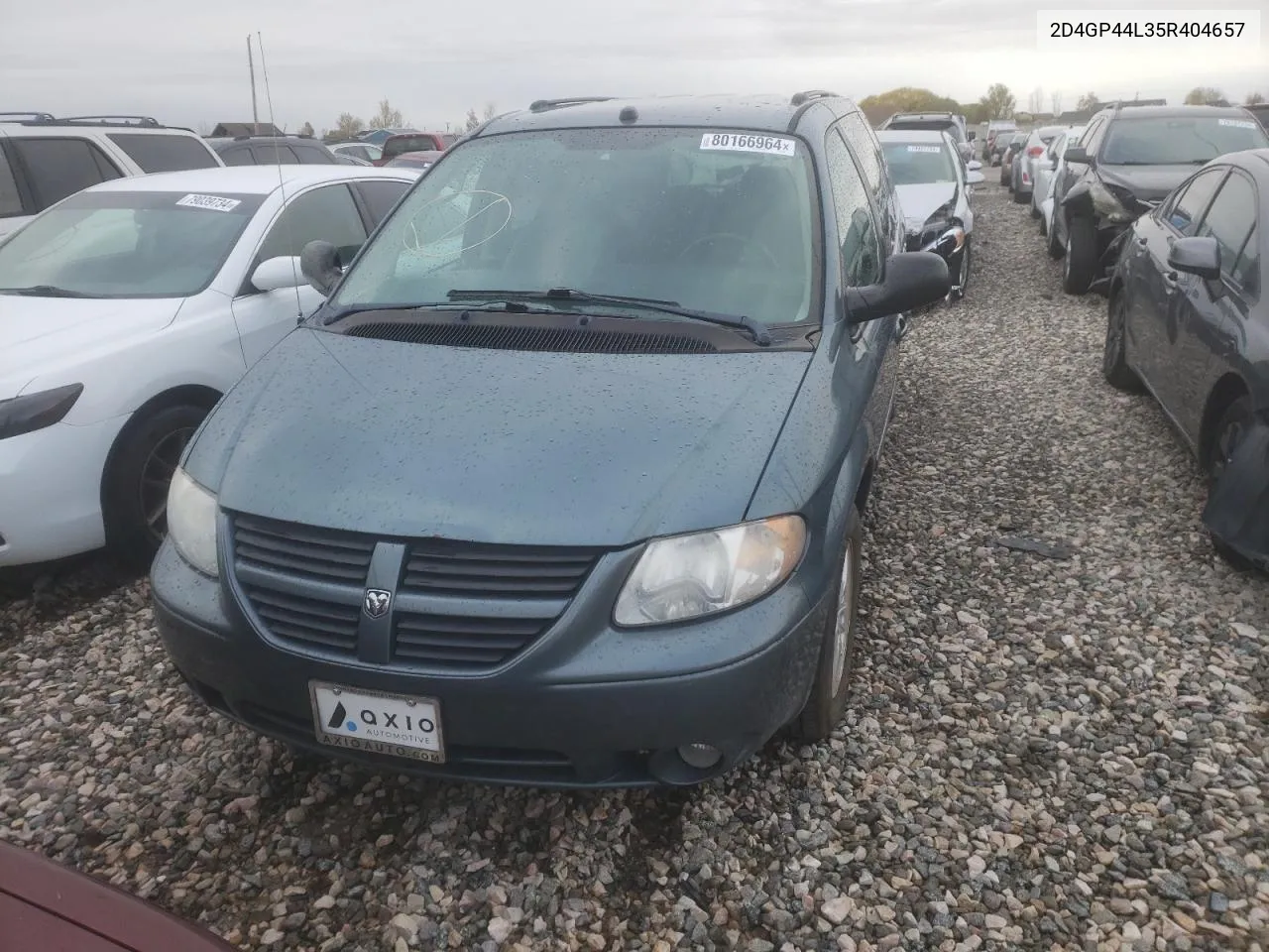 2005 Dodge Grand Caravan Sxt VIN: 2D4GP44L35R404657 Lot: 80166964